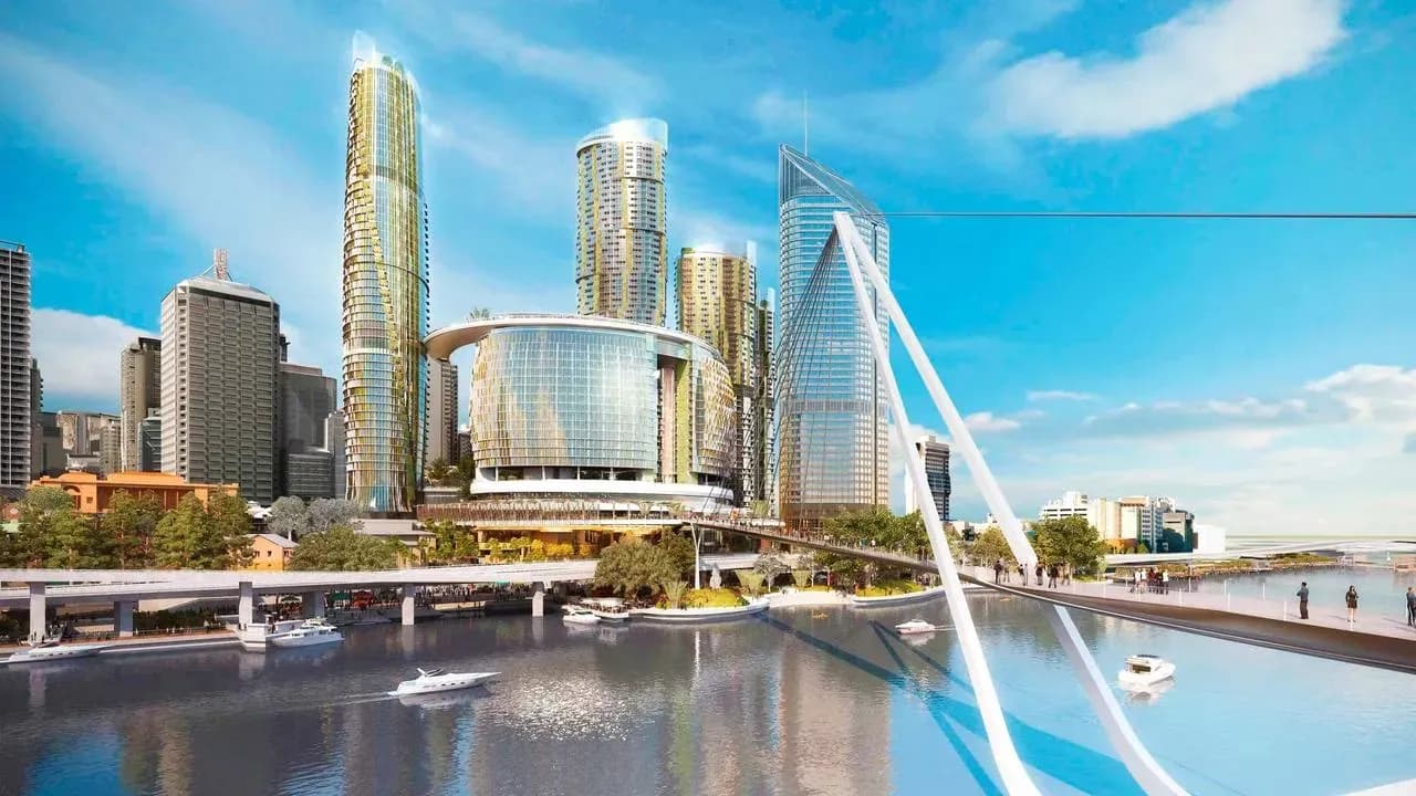 brisbane bridge waterfront